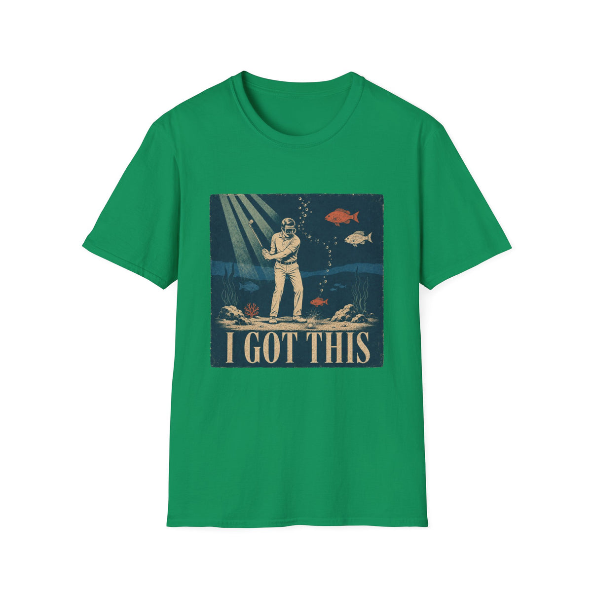 I GOT THIS UNDERWATER SCUBA GOLFER T-SHIRT