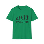 EVOLUTION OF GOLFER SILHOUETTE 70 T-SHIRT