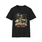 INTERGALACTIC TEE TIME ALIEN CART T-SHIRT