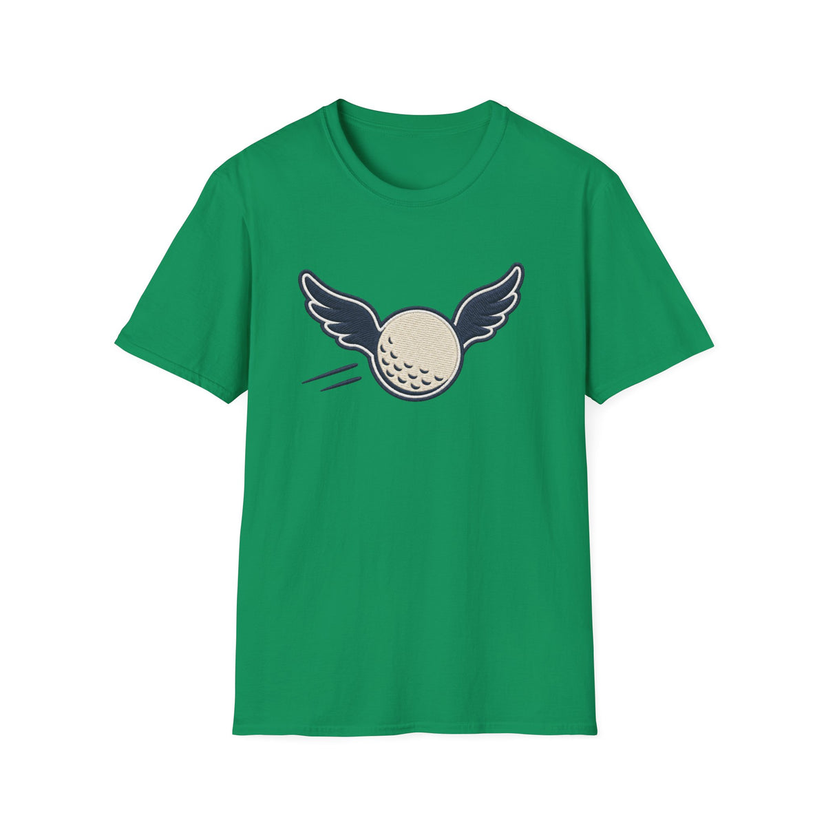 FLYING GOLF BALL WINGS EMBROIDERY PATCH 98 T-SHIRT