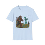SASQUATCH ALIEN GOLF SHOWDOWN T-SHIRT