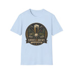 BIRDIES AND BREWS GOLF BADGE DARK 189 T-SHIRT
