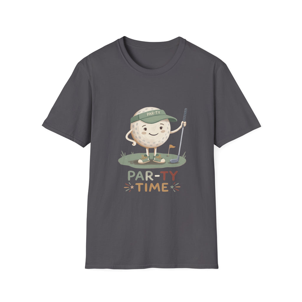 PAR-TY TIME GOLF BALL MASCOT T-SHIRT