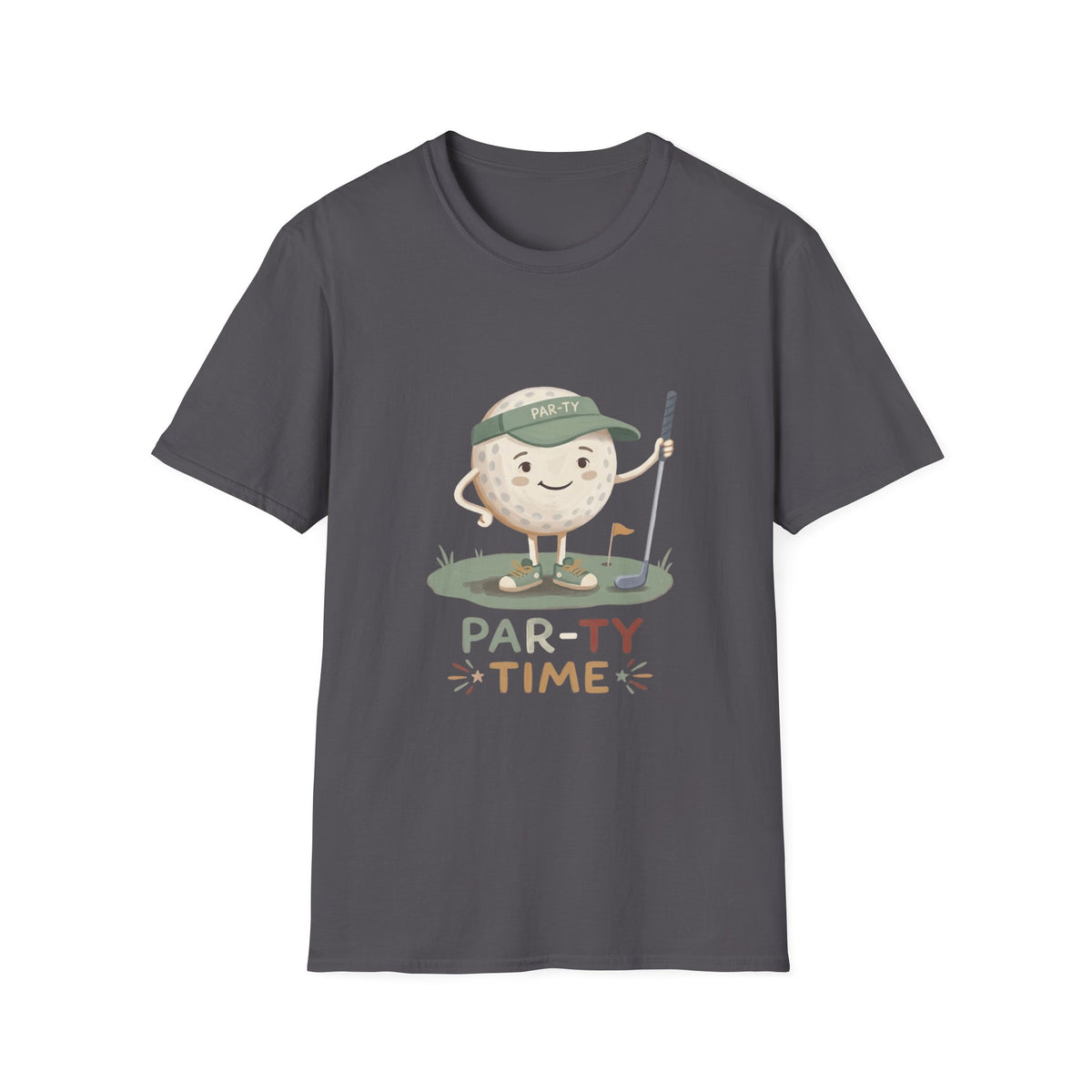 PAR-TY TIME GOLF BALL MASCOT T-SHIRT