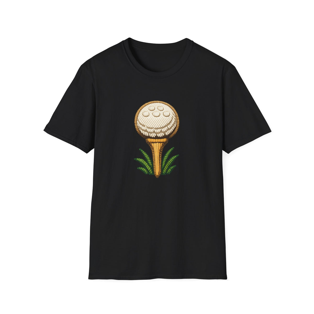 GOLF BALL TEE EMBROIDERY PATCH 87 T-SHIRT