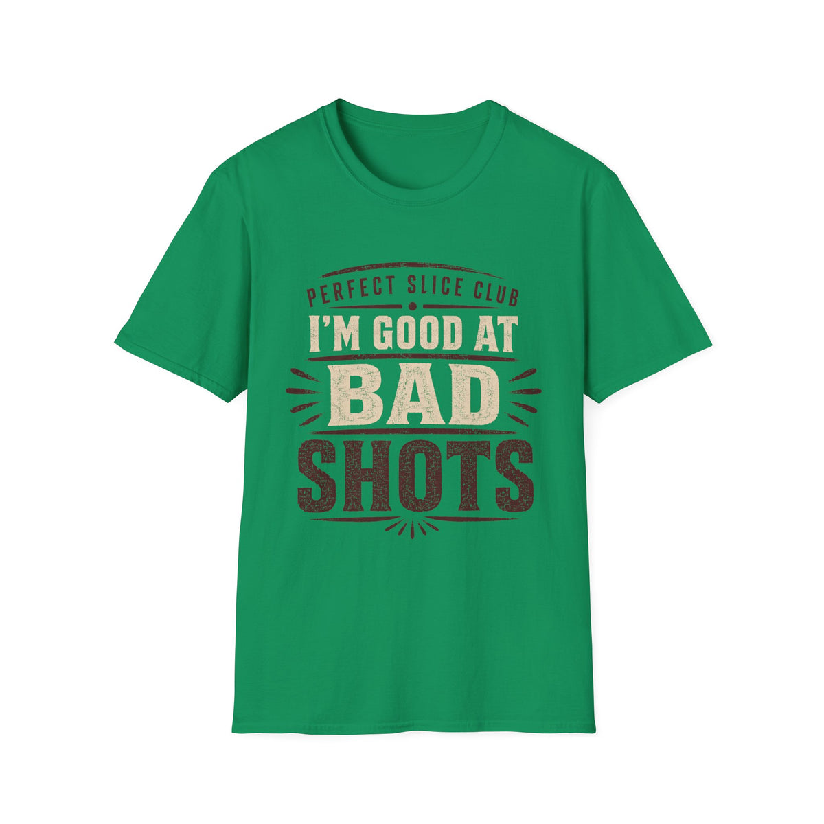 PERFECT SLICE CLUB TEXT T-SHIRT