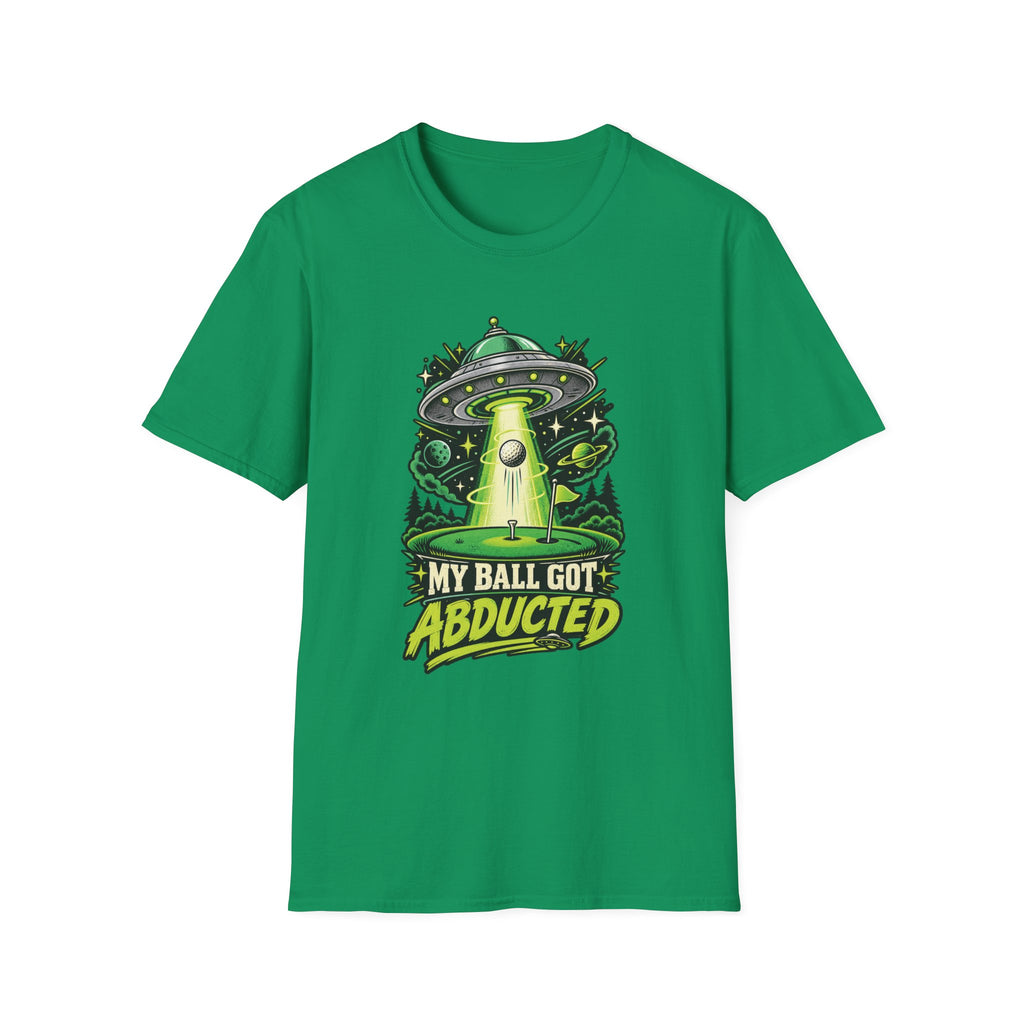 MY BALL GOT ABDUCTED UFO T-SHIRT