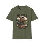 BEARLY KEEPING FAIRWAY BEAR CART 32 T-SHIRT