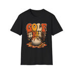 GOLF IS HARD MELTING DRIP TEXT 167 T-SHIRT