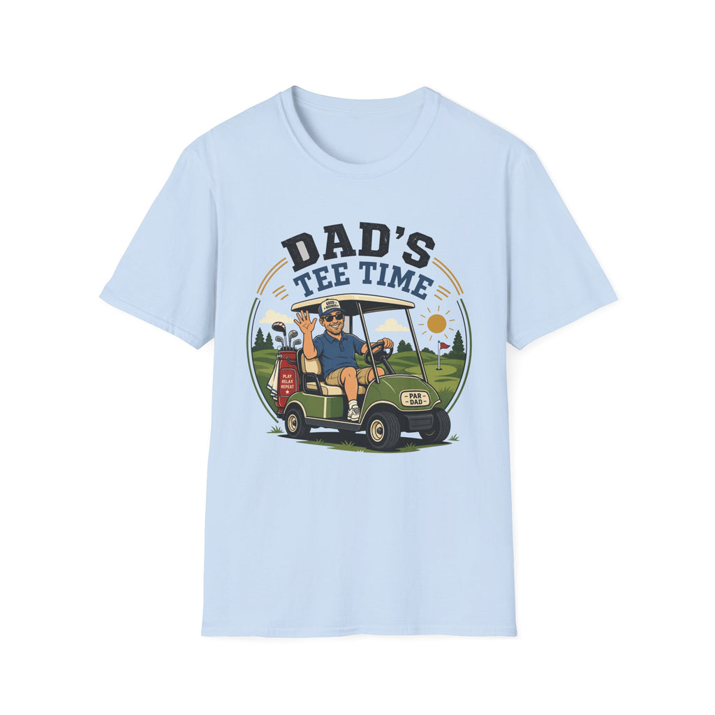 DADS TEE TIME GOLF CART CARTOON 142 T-SHIRT