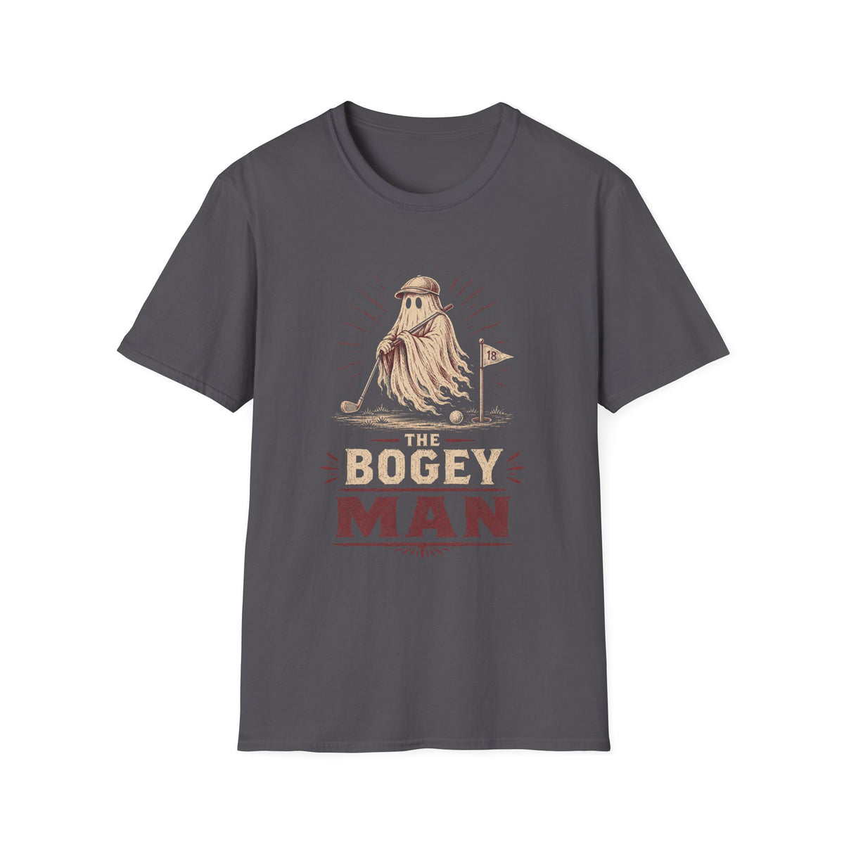 BOGEY MAN GHOST GOLFER SWING 138 T-SHIRT