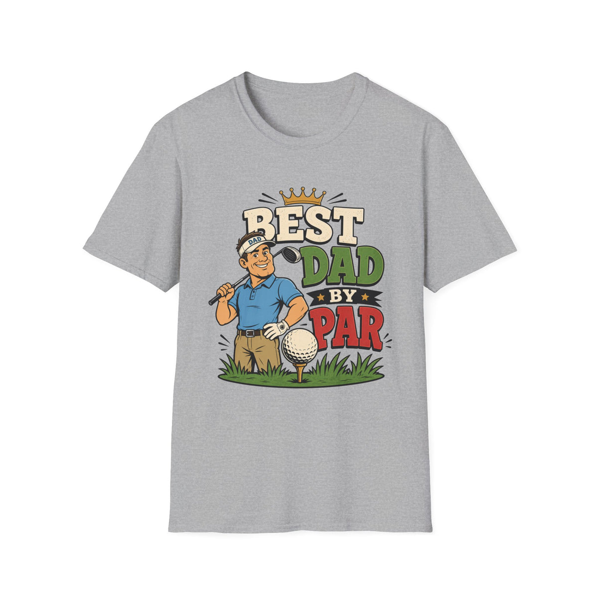BEST DAD BY PAR CARTOON 143 T-SHIRT
