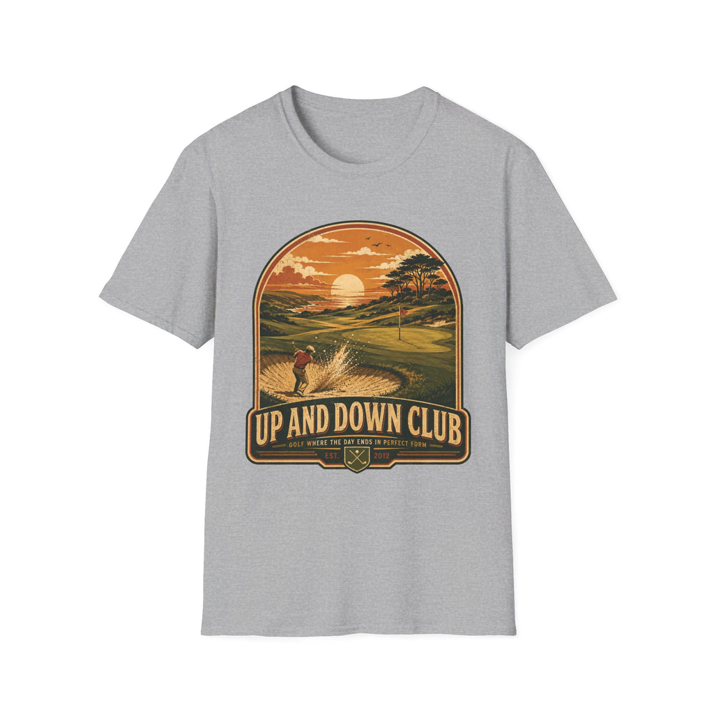 UP AND DOWN CLUB BADGE T-SHIRT