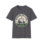 WEEKEND GOLF CLUB CART BADGE T-SHIRT
