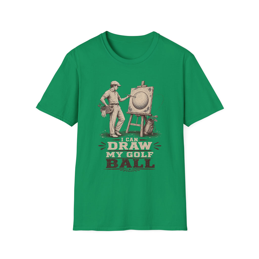 I CAN DRAW MY GOLF BALL T-SHIRT