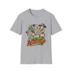 TAKE ME TO YOUR LEADERBOARD ALIEN T-SHIRT