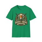 BIRDIES AND BREWS GOLF BADGE COLOR 188 T-SHIRT