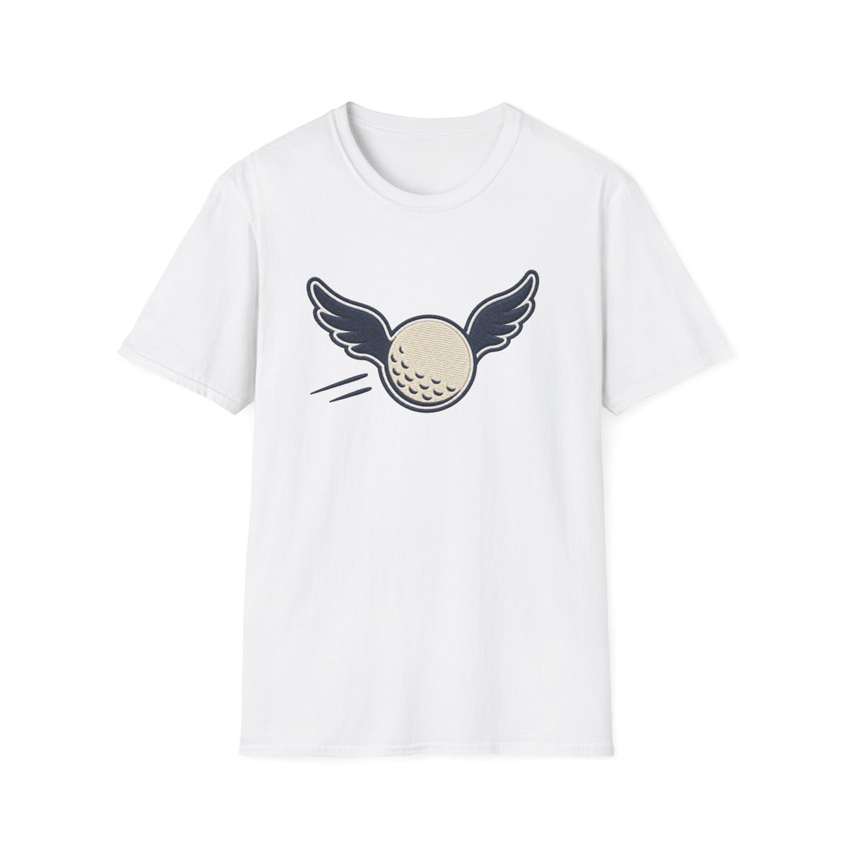 FLYING GOLF BALL WINGS EMBROIDERY PATCH 98 T-SHIRT