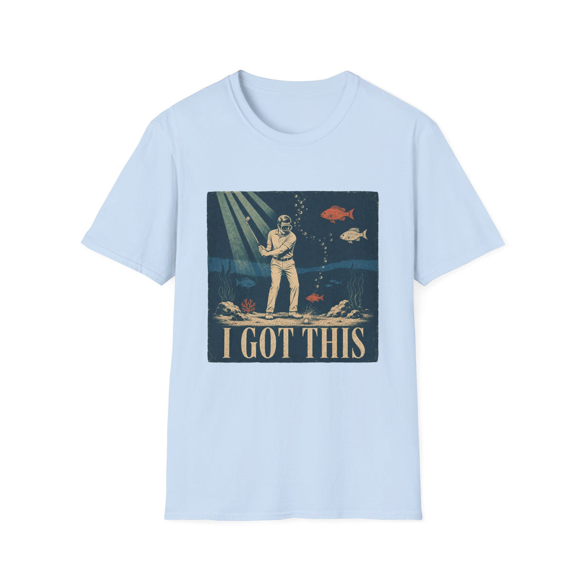 I GOT THIS UNDERWATER SCUBA GOLFER T-SHIRT