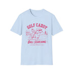 GOLF CADDY DACHSHUND DOG PINK 60 T-SHIRT