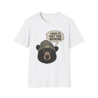 BEAR-BEANIE-GOLF-WEEKEND-THOUGHT-GRAY-73 T-SHIRT