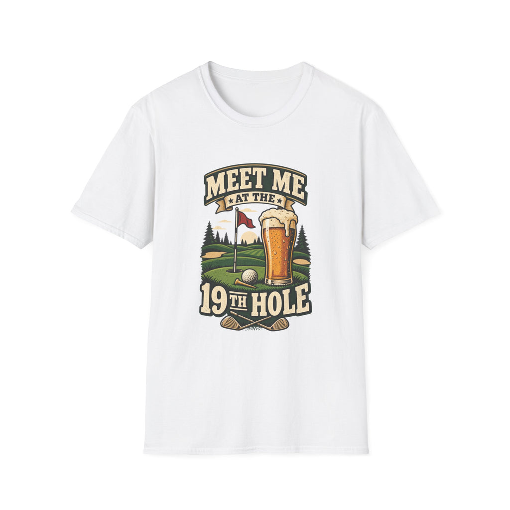 MEET ME AT 19TH HOLE BEER T-SHIRT