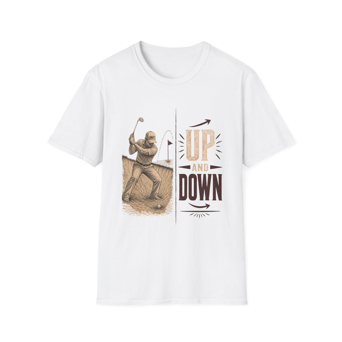 UP AND DOWN BUNKER SHOT T-SHIRT