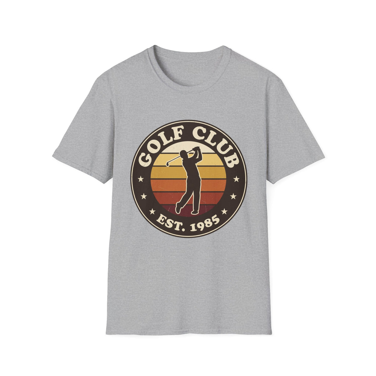 GOLF CLUB EST 1985 SUNBURST BADGE 106 T-SHIRT