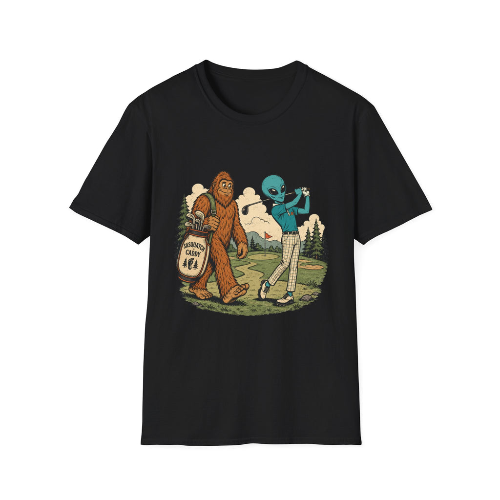 SASQUATCH ALIEN GOLF VINTAGE T-SHIRT