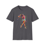 colorful paint splash woman golfer T-Shirt