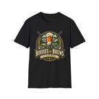 BIRDIES AND BREWS GOLF BADGE COLOR 188 T-SHIRT