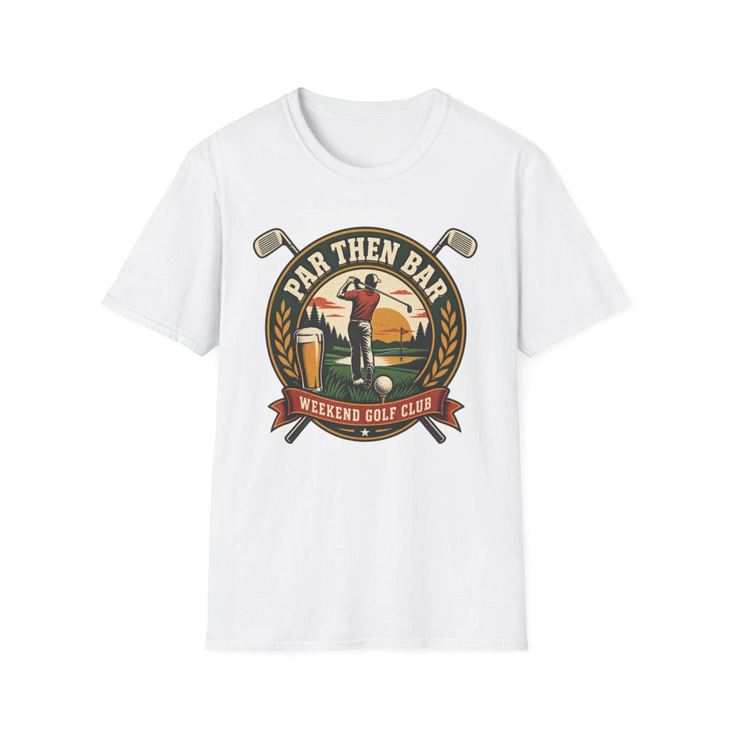 PAR THEN BAR GOLF BADGE T-SHIRT