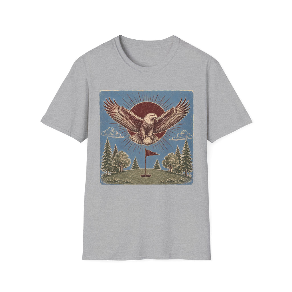 EAGLE HOLDING GOLF BALL ILLUSTRATION 149 T-SHIRT