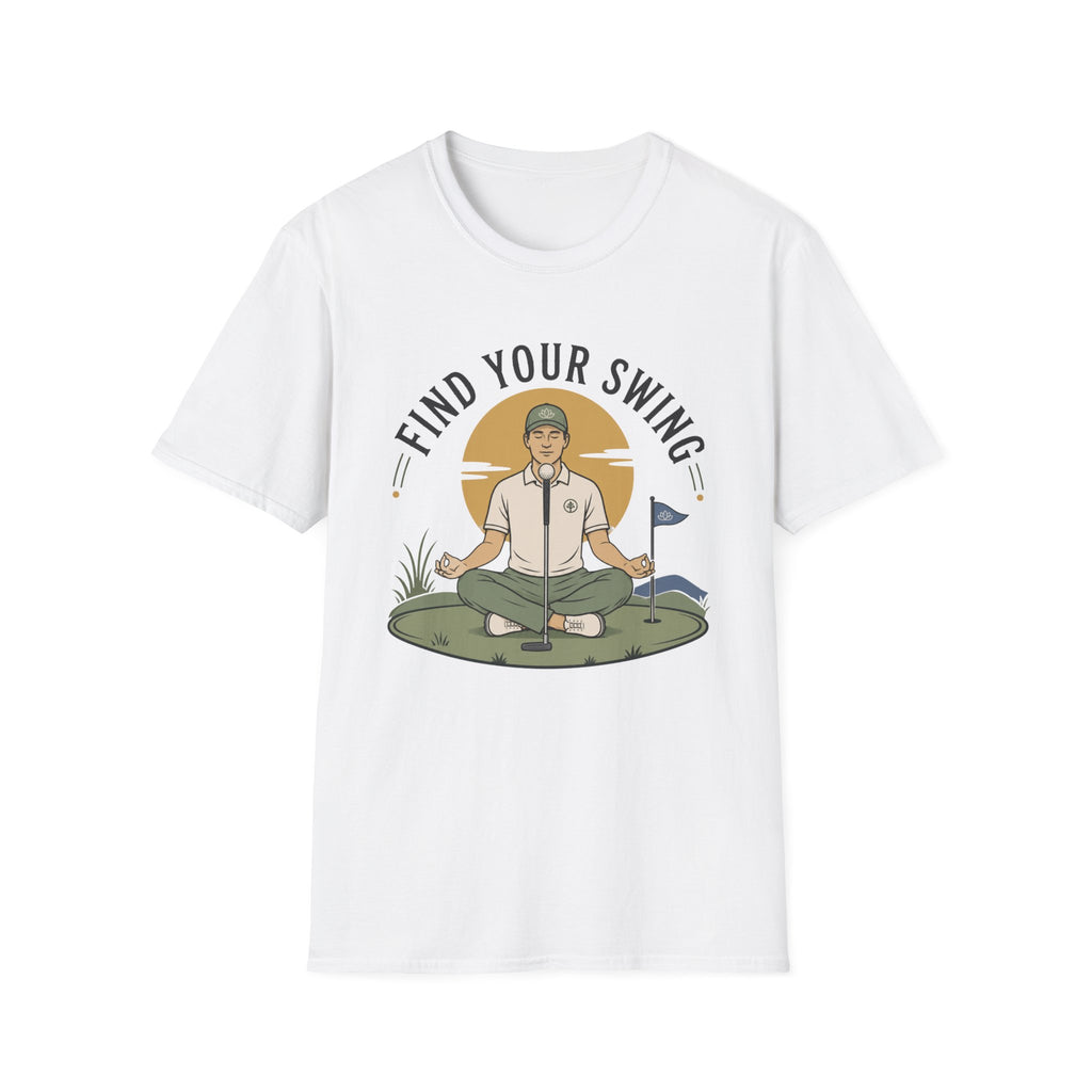 FIND YOUR SWING MEDITATING GOLFER 19 T-SHIRT