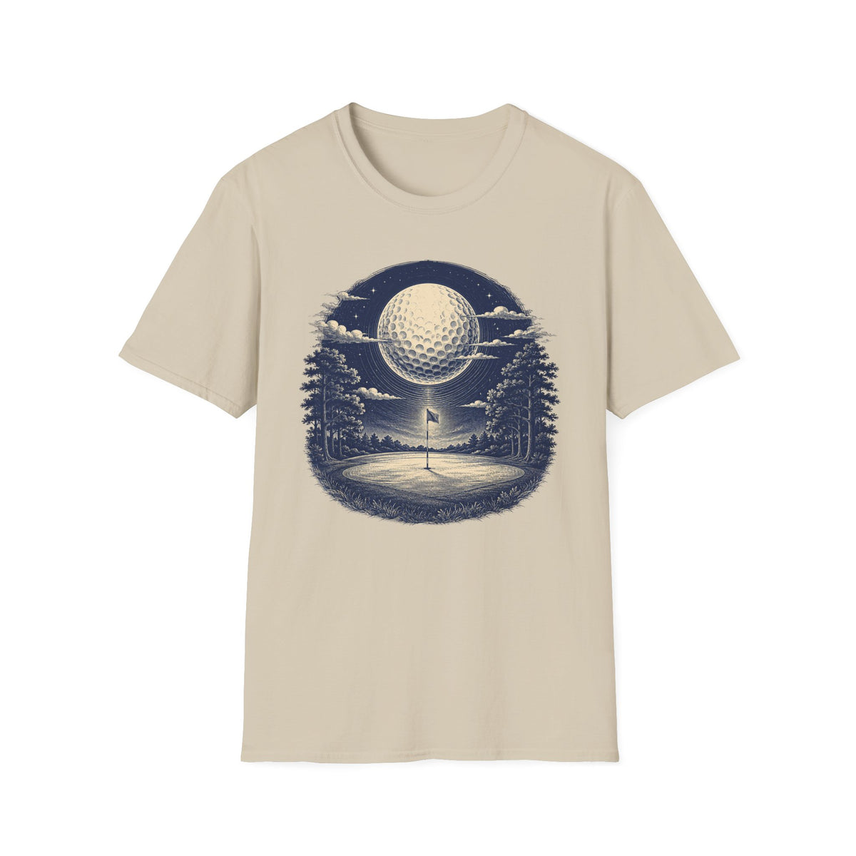 GOLF MOON NIGHT T-SHIRT
