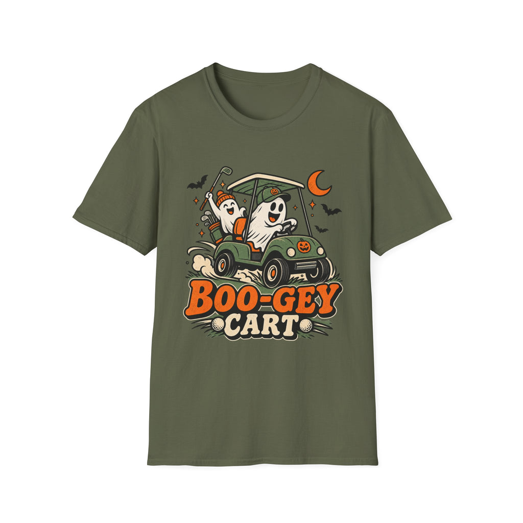 BOOGEY CART HALLOWEEN GHOSTS 166 T-SHIRT