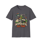 INTERGALACTIC TEE TIME ALIEN CART T-SHIRT