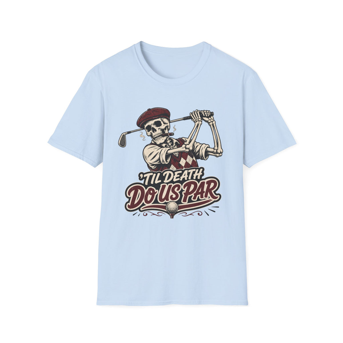 TIL DEATH DO US PAR ARGYLE T-SHIRT