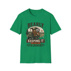 BEARLY KEEPING FAIRWAY BEAR CART 32 T-SHIRT