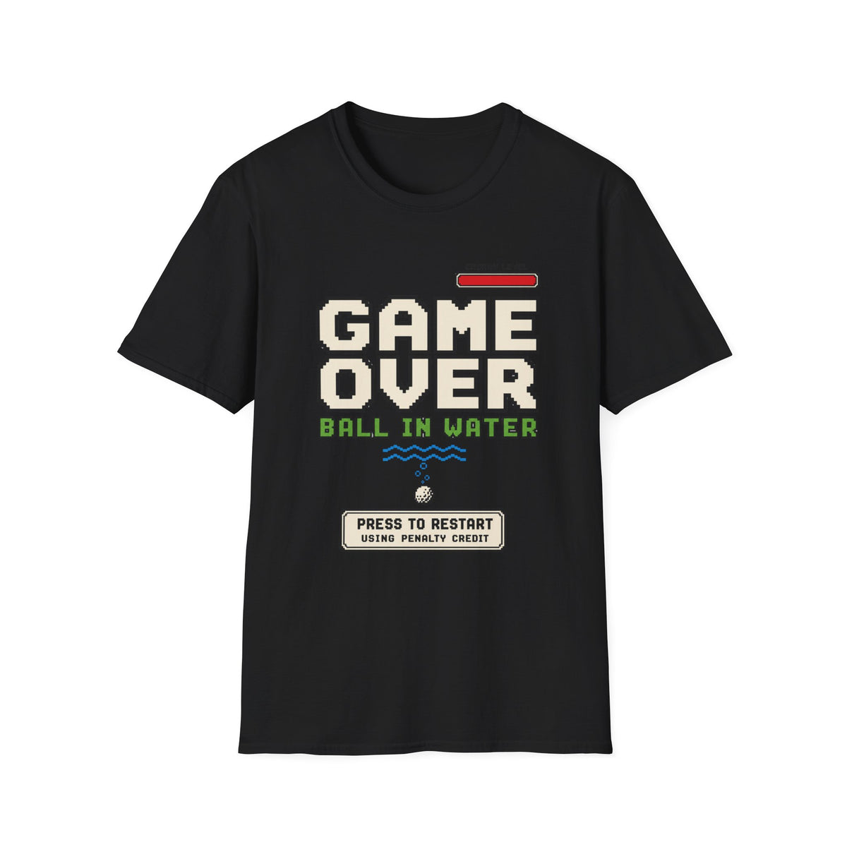 GAME OVER BALL IN WATER CRITICAL 22 T-SHIRT