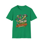TAKE ME TO YOUR LEADERBOARD ALIEN T-SHIRT