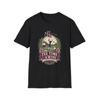 TEE TIME AND WINE GOLFER BADGE T-SHIRT