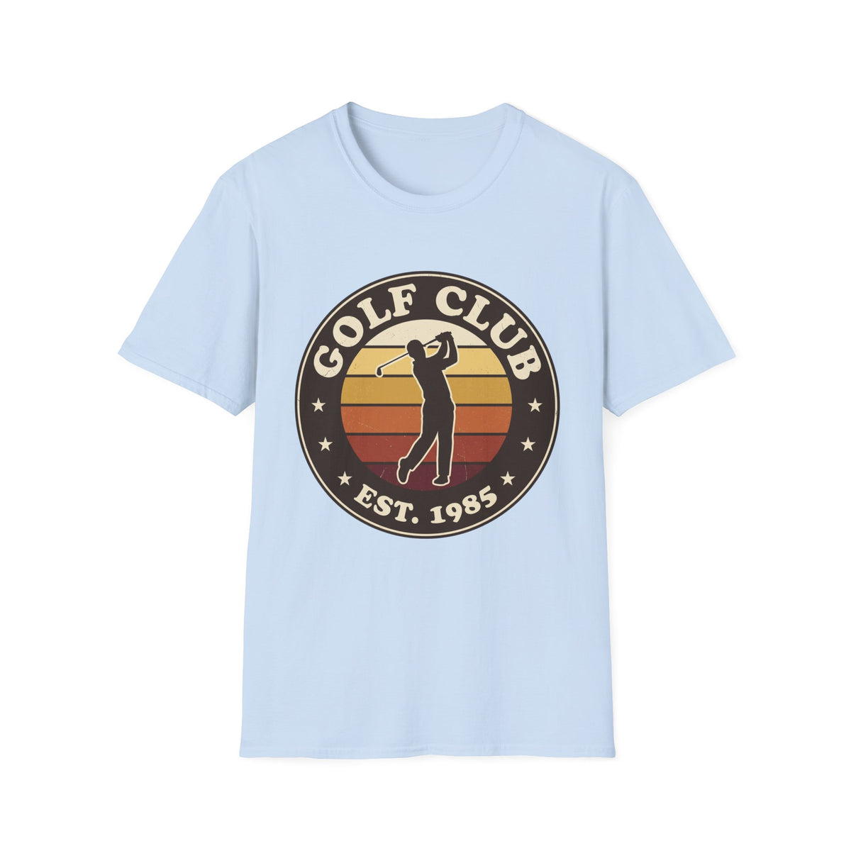 GOLF CLUB EST 1985 SUNBURST BADGE 106 T-SHIRT