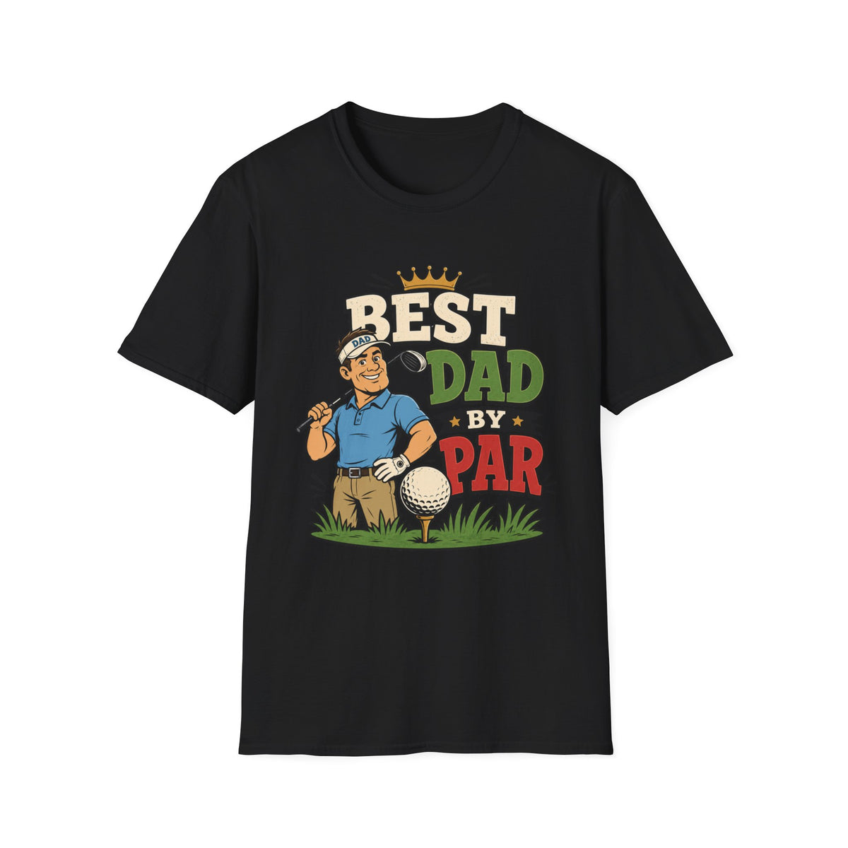 BEST DAD BY PAR CARTOON 143 T-SHIRT