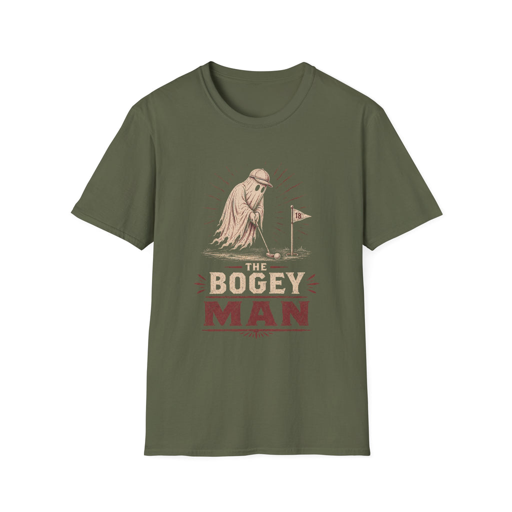 BOGEY MAN GHOST GOLFER PUTTING 139 T-SHIRT