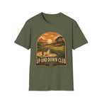 UP AND DOWN CLUB BADGE T-SHIRT