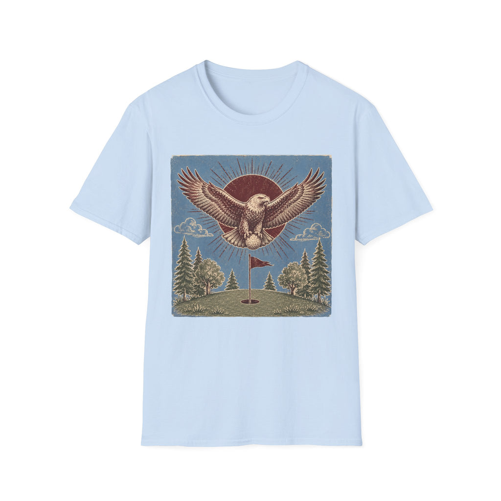 EAGLE HOLDING GOLF BALL ILLUSTRATION 149 T-SHIRT