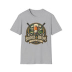 BIRDIES AND BREWS GOLF BADGE COLOR 188 T-SHIRT