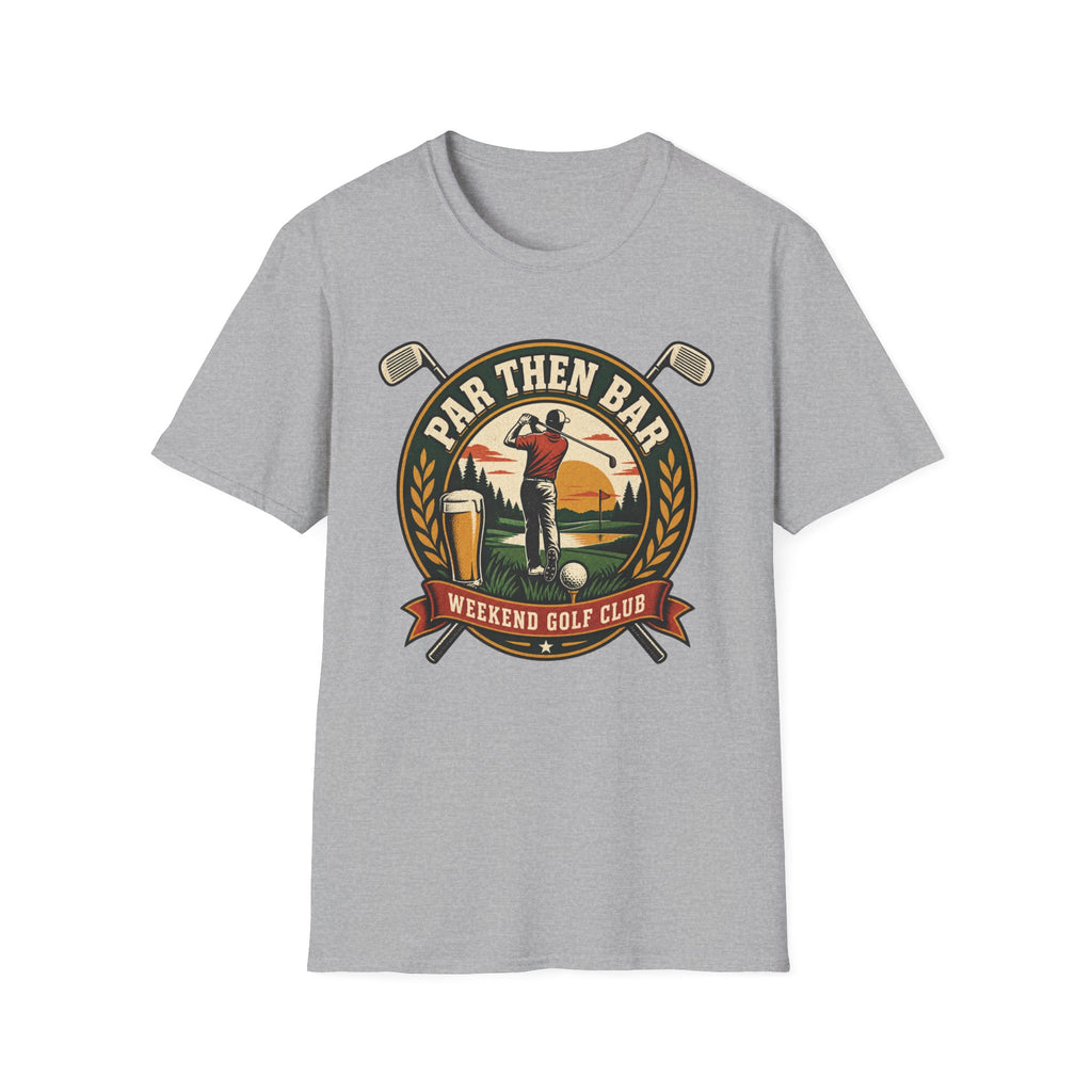 PAR THEN BAR GOLF BADGE T-SHIRT