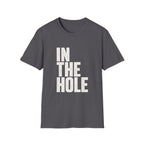 IN THE HOLE TEXT T-SHIRT